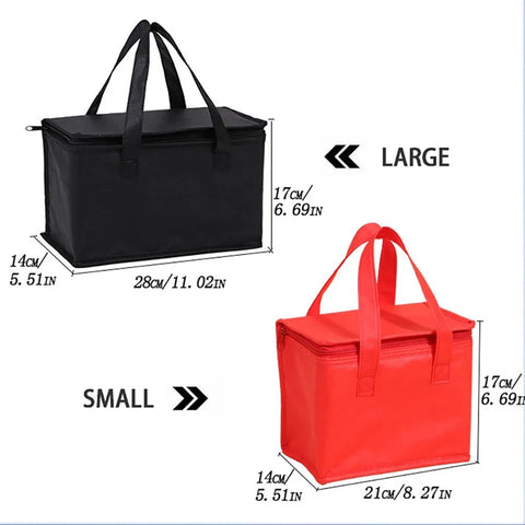 Portable Lunch Cooler Bag Folding Insulation Picnic Ice Pack Food Thermal Bag Drink Carrier Insulated Bags Food Delivery Bag Dig Deep Fitness