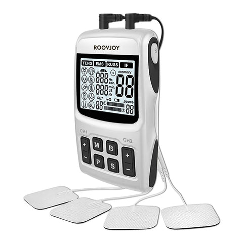 Electrostimulation Russian Wave Electric  Ems Muscle Stimulator Tens Unit Machine Professional Ems Acupenture Body Massager Dig Deep Fitness