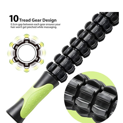 1pcs Muscle Roller Stick for Athletes- Body Massage Sticks Tools- for Relief Muscle Soreness,Cramping,Help Legs and Back Recover Dig Deep Fitness