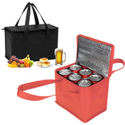 Portable Lunch Cooler Bag Folding Insulation Picnic Ice Pack Food Thermal Bag Drink Carrier Insulated Bags Food Delivery Bag Dig Deep Fitness