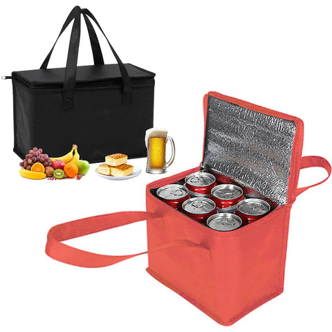 Portable Lunch Cooler Bag Folding Insulation Picnic Ice Pack Food Thermal Bag Drink Carrier Insulated Bags Food Delivery Bag Dig Deep Fitness