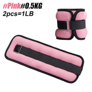 1 Pair Ankle Wrist Weights (0.25kg/0.5kg Each Pack) for Women Men, New Arm Leg Weights Set with Adjustable Straps for Exercise Dig Deep Fitness