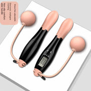 Cordless Electronic Jumping Rope Counting Speed Skipping Counter Gym Fitness Crossfit Skipping Smart Jump Rope with LCD Screen Dig Deep Fitness