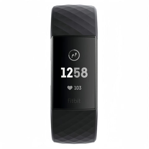 Fitbit Charge 3 Fitness Activity Tracker - Advanced Health & Fitness Tracker for Men & Women Heart Rate Monitor Exercise Tracker Dig Deep Fitness