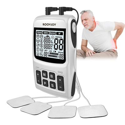 Electrostimulation Russian Wave Electric  Ems Muscle Stimulator Tens Unit Machine Professional Ems Acupenture Body Massager Dig Deep Fitness