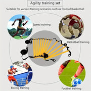 1set Football Soccer Training Equipment Fitness Speed Training Resistant Parachute Chute Running Umbrella Dig Deep Fitness