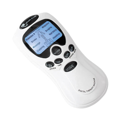 Electric Massage Instrument EMS Tense Machine Pulse Massager Tens Acupuncture Electrical Muscle Stimulator for Neck Back Body Dig Deep Fitness