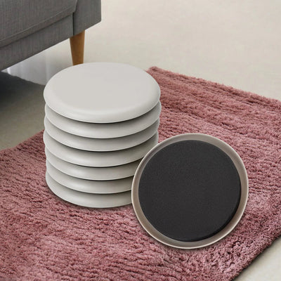 8Pcs Furniture Sliders Furniture Gliders Movers Self-Adhesive Heavy Duty Furniture Movers for Carpet & Hardwood Floors Dig Deep Fitness