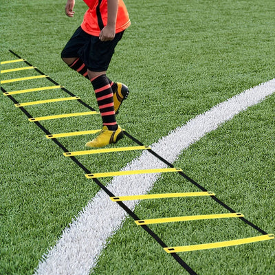 Agility Speed Ladder Stairs Nylon Straps Training Ladders Agile Staircase for Fitness Soccer Football Speed Ladder Equipment운동기구 Dig Deep Fitness
