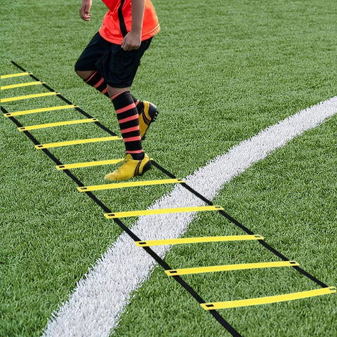Agility Speed Ladder Stairs Nylon Straps Training Ladders Agile Staircase for Fitness Soccer Football Speed Ladder Equipment운동기구 Dig Deep Fitness