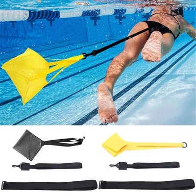 Swim Parachute Swim Resistance Belt Strength Training Exerciser Belts Drag Parachute Trainer For Children Adults Dig Deep Fitness