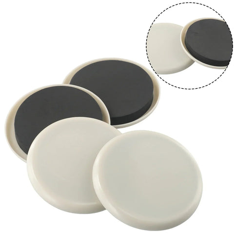 4PCS Furniture Sliders For Carpet Heavy Duty Furniture Slider Movers Gliders 3.5 Inch Anti-abrasion Floor Protector Mat Dig Deep Fitness
