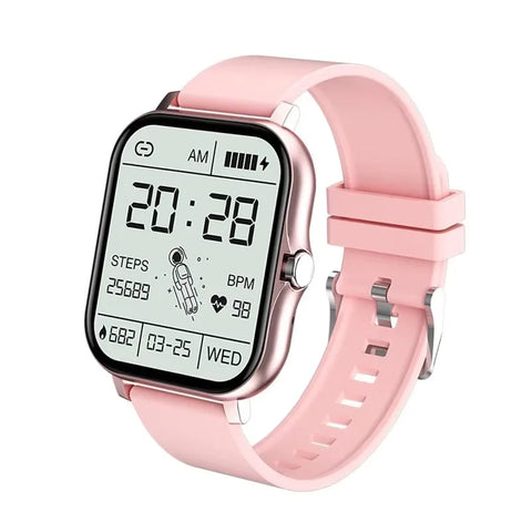 Smart Fitness Tracker Watch for Android/iOS - IP68, Heart Rate/Blood Oxygen/Sleep Monitoring, 8 Sports Modes, Breath Training Dig Deep Fitness