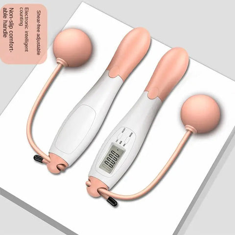 Cordless Electronic Jumping Rope Counting Speed Skipping Counter Gym Fitness Crossfit Skipping Smart Jump Rope with LCD Screen Dig Deep Fitness