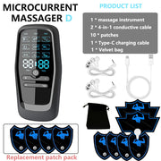 Electric 9 Modes Digital Therapy Muscle Stimulator Physiotherapy Microcurrent Tens electrostimulator EMS Pulse Body Massager Dig Deep Fitness