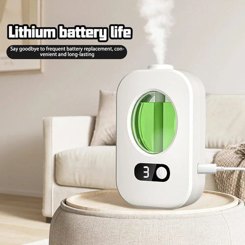 Automatic Diffuser Aromatherapy Machine Air Fragrance Air Freshener Toilet Bathroom Aroma Essential Oil Dispenser Humidifier Dig Deep Fitness