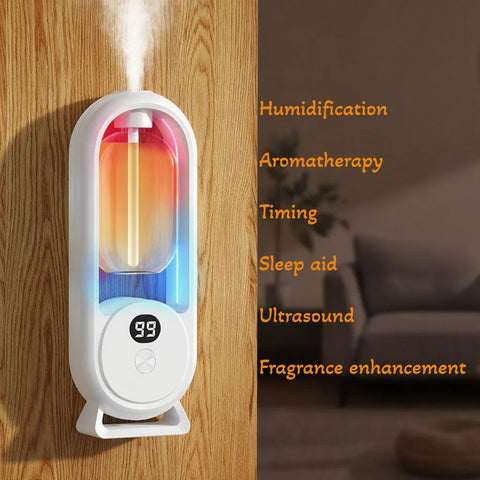 Digital Aromatherapy Diffuser with Mood Light 1000mAh Auto Spray 5 Modes Timer Humidifier for Sleep Essential Oil Diffuser 50ml Dig Deep Fitness