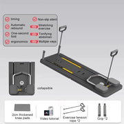 Pilates Reformer Pushup Board Non Slip Foldable Abdominal Workout Boards Fitness ABS Roller Machine Portable Push-Ups Stands Dig Deep Fitness