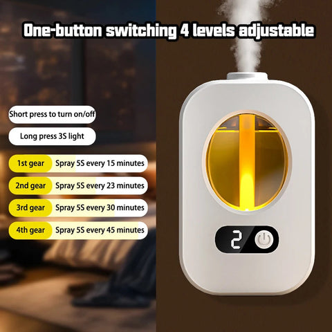 Automatic Diffuser Aromatherapy Machine Air Fragrance Air Freshener Toilet Bathroom Aroma Essential Oil Dispenser Humidifier Dig Deep Fitness