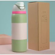 2025New Insulated Stainless Steel Water Bottle with Straw, BPA-Free Sports Water Bottle, Great for Travel, 24Oz/32 Oz,304 Dig Deep Fitness