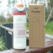 Insulated Stainless Steel Water Bottle with Straw, BPA-Free Sports Water Bottle,Great for Travel,Portable Handheld Cup,24Oz/32Oz Dig Deep Fitness