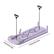 Pilates Reformer Pushup Board Non Slip Foldable Abdominal Workout Boards Fitness ABS Roller Machine Portable Push-Ups Stands Dig Deep Fitness