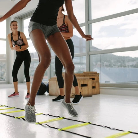 Agility Speed Ladder Stairs Nylon Straps Training Ladders Agile Staircase for Fitness Soccer Football Speed Ladder Equipment운동기구 Dig Deep Fitness