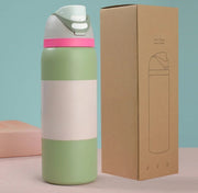 2025New Insulated Stainless Steel Water Bottle with Straw, BPA-Free Sports Water Bottle, Great for Travel, 24Oz/32 Oz,304 Dig Deep Fitness