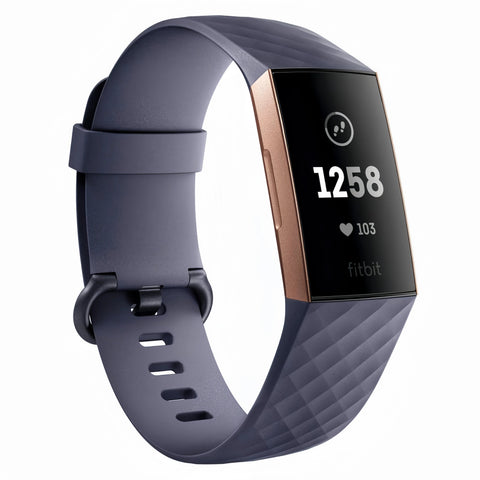 Fitbit Charge 3 Fitness Activity Tracker - Advanced Health & Fitness Tracker for Men & Women Heart Rate Monitor Exercise Tracker Dig Deep Fitness