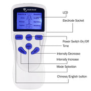 Electric EMS Muscle Stimulator Acupuncture TENS Electrostimulation Massager Low Nerve Digital Massage Therapy Electrostimulator Dig Deep Fitness
