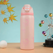Insulated Stainless Steel Water Bottle with Straw, BPA-Free Sports Water Bottle,Great for Travel,Portable Handheld Cup,24Oz/32Oz Dig Deep Fitness