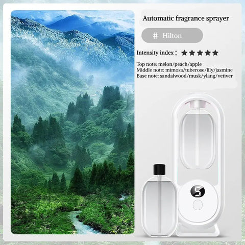 Digital Aromatherapy Diffuser with Mood Light 1000mAh Auto Spray 5 Modes Timer Humidifier for Sleep Essential Oil Diffuser 50ml Dig Deep Fitness