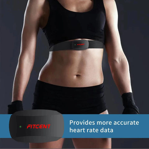 Heart Rate Monitor Chest Strap Bluetooth 5.0 ANT+ IP67 Waterproof Heart Rate Sensor Belt Real-Time Heart Rate Data and Runninng Dig Deep Fitness