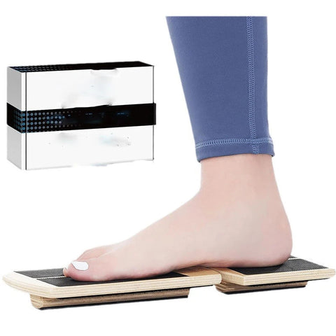 Wooden Balance Board Incline Ankle Stretcher For Ballet Single Leg Proprioception Training Anti-Slip Home Gym Dig Deep Fitness