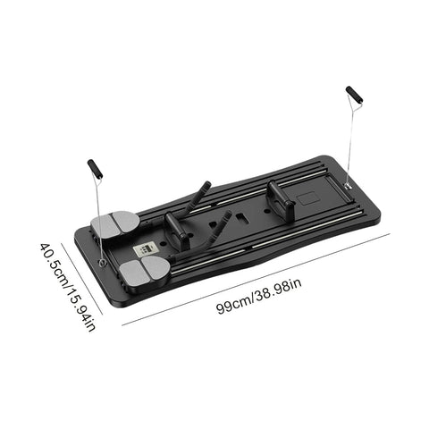 Pilates Reformer Pushup Board Non Slip Foldable Abdominal Workout Boards Fitness ABS Roller Machine Portable Push-Ups Stands Dig Deep Fitness