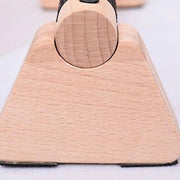 Wood Calisthenics Bar Solid Wood Parallettes Push-Up Bar for Home Gym Floor Workouts Bodyweight Training Dig Deep Fitness