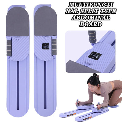 Pilates Reformer Board With Resistance Bands – Portable Pilates Machine Full Body Workout For Home Core Strengthener Leg Toning Dig Deep Fitness