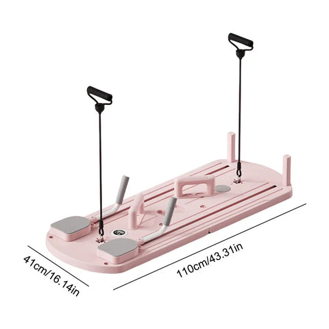 Pilates Reformer Pushup Board Non Slip Foldable Abdominal Workout Boards Fitness ABS Roller Machine Portable Push-Ups Stands Dig Deep Fitness