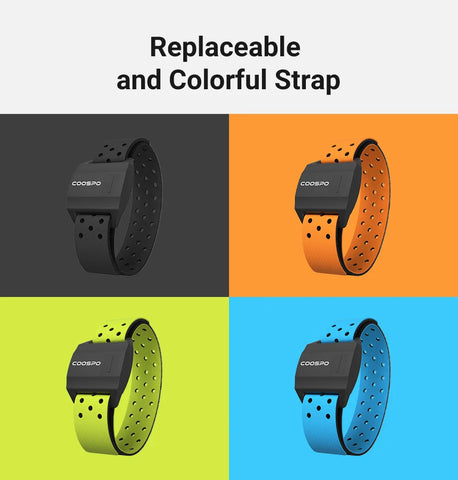 CooSpo Heart Rate Monitor Armband Optical Fitness Outdoor Beat  Sensor  Bluetooth 4.0 ANT+ Bike Computer For Garmin Wahoo Dig Deep Fitness