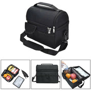 1pc Lunch Bag Large Insulated Thermal Cool Hot Food Storage Tote Box Adults Kids Portable Insulation Bag Home Bento Storage Bag Dig Deep Fitness