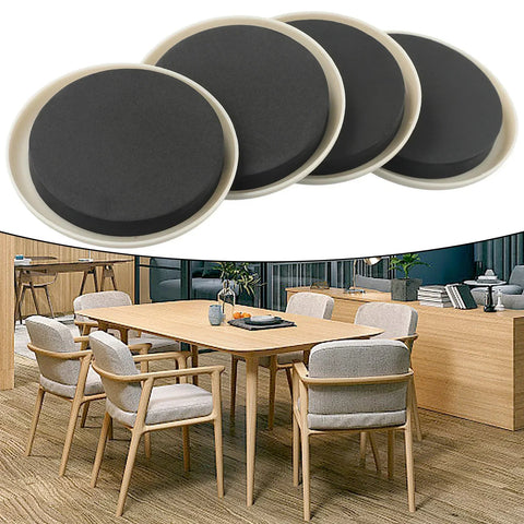 4PCS Furniture Sliders For Carpet Heavy Duty Furniture Slider Movers Gliders 3.5 Inch Anti-abrasion Floor Protector Mat Dig Deep Fitness
