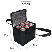 Portable Lunch Cooler Bag Folding Insulation Picnic Ice Pack Food Thermal Bag Drink Carrier Insulated Bags Food Delivery Bag Dig Deep Fitness