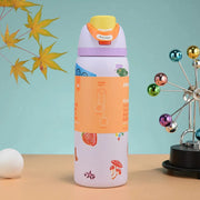 Insulated Stainless Steel Water Bottle with Straw, BPA-Free Sports Water Bottle,Great for Travel,Portable Handheld Cup,24Oz/32Oz Dig Deep Fitness