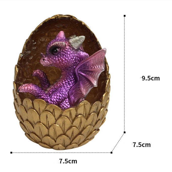 Illuminated Dragon Egg Ornaments Imitation Crystal Ornaments null