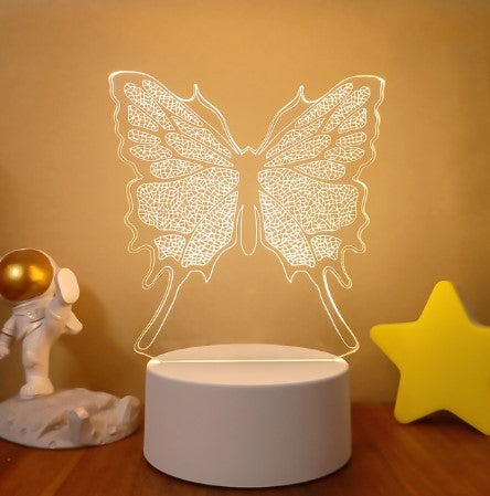 3D Lights Colorful Touch Remote Control LED Visual Lights null