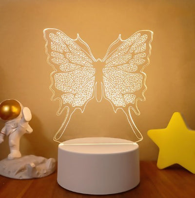 3D Lights Colorful Touch Remote Control LED Visual Lights null