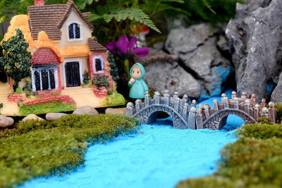 Micro Landscape Ornaments Resin Bridge Craft Ornaments null