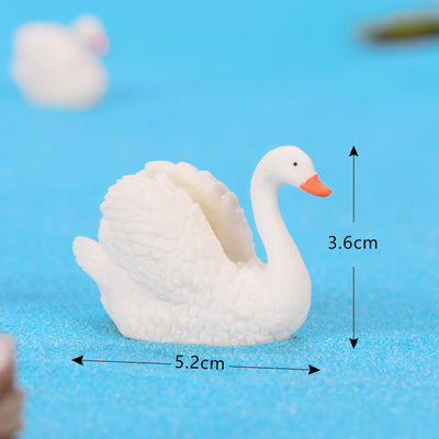 Swan Animal Ornaments Creative Bonsai Resin Ornaments null