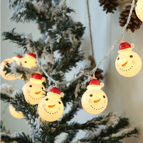 Snowman string lights Christmas lights decoration lights null