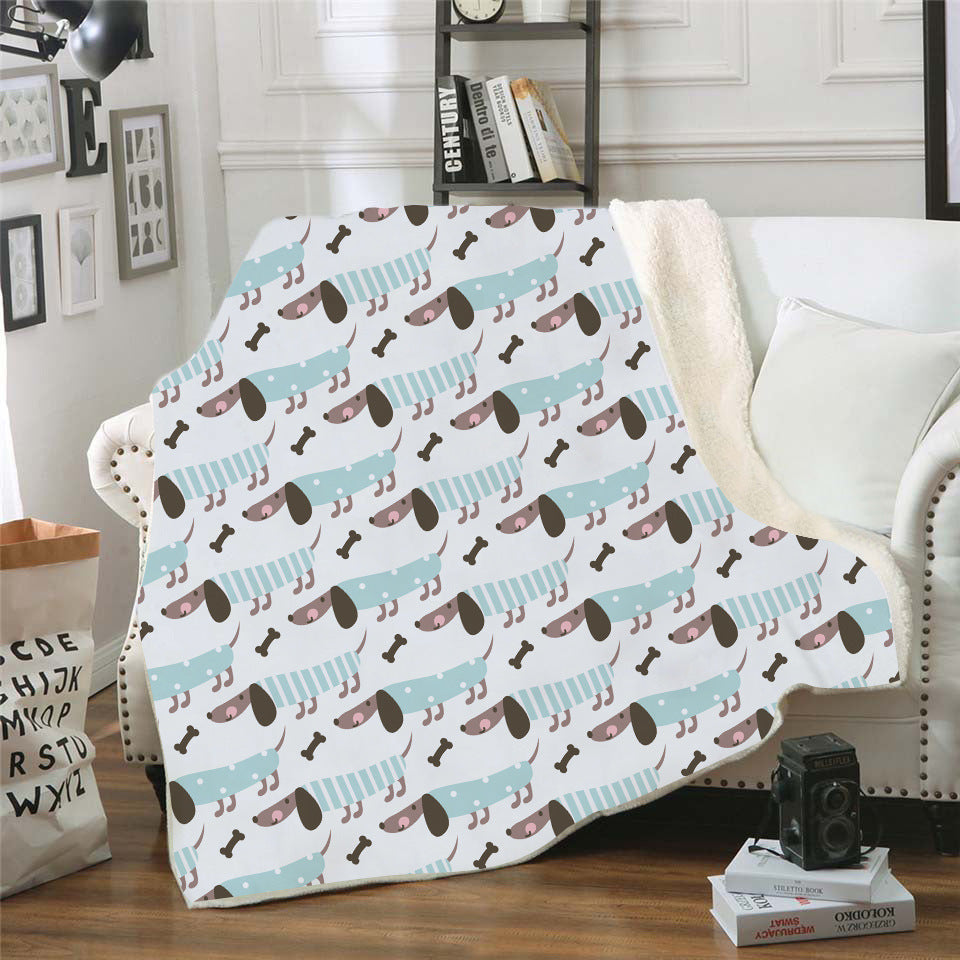 Digital Printed Blanket Nap Blanket Air Conditioning Blanket Lazy Blanket Dachshund Series null